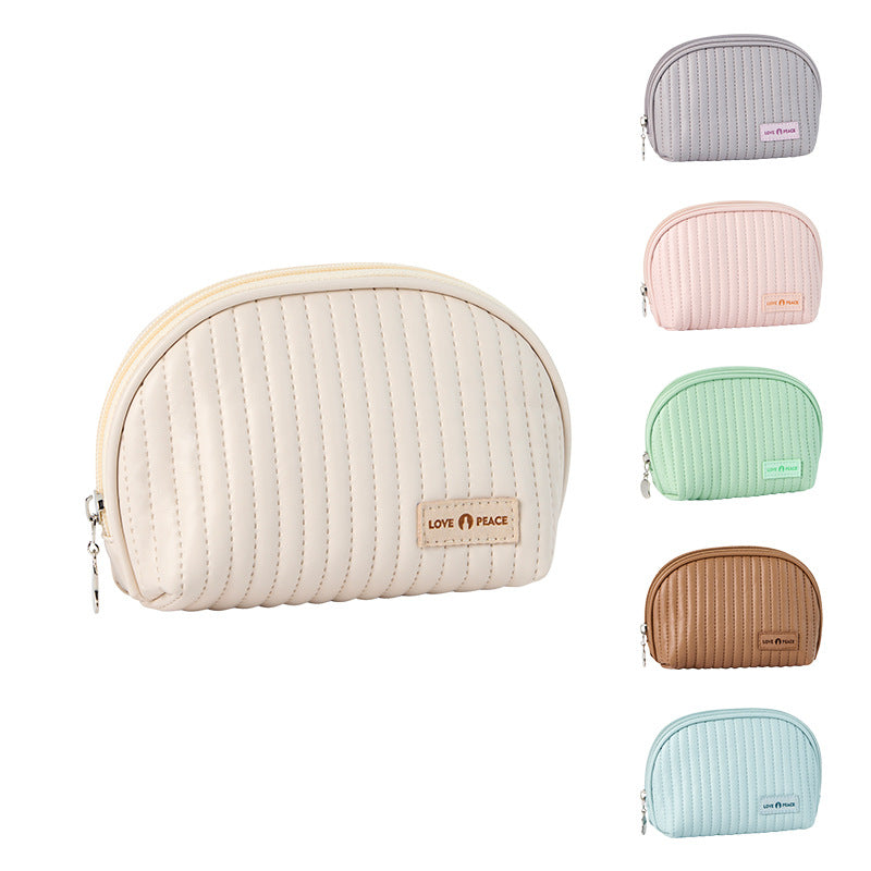 Wholesale Leather Portable Small Portable Toiletry Bag